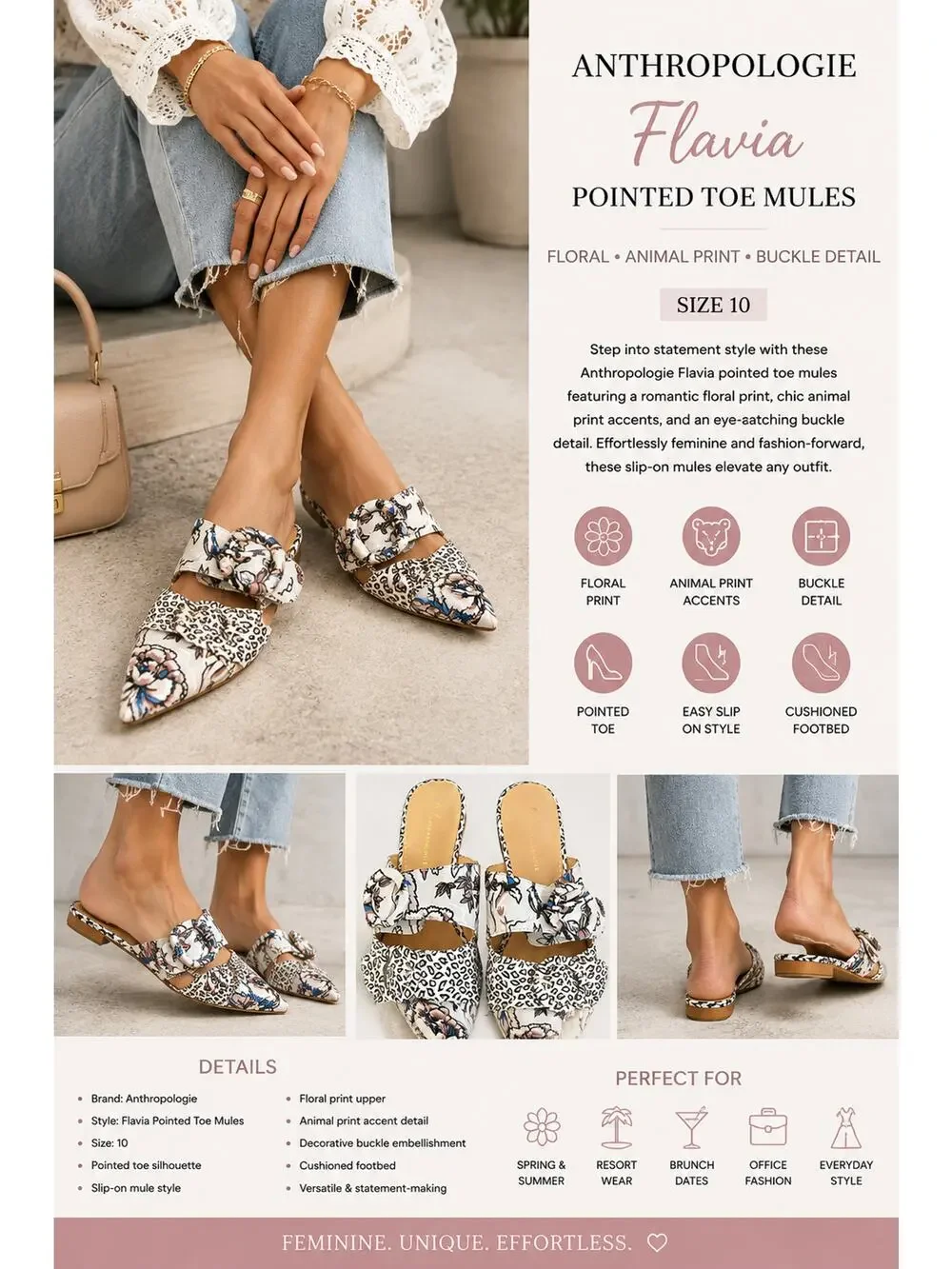 Anthropologie statement shoe